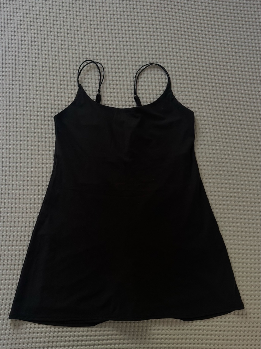 Abercrombie & Fitch Black Slip Chemise with Adjustable Straps